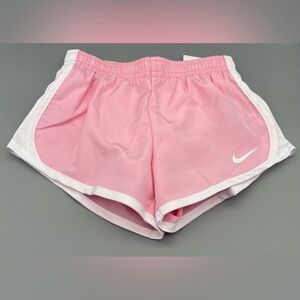 Nike Girl's Toddler Shorts Short Summer Lined Pink White Dri-Fit Size 2T NEW